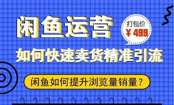 胜子闲鱼如何快速卖货精准引流