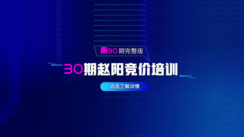 赵阳sem30期竞价教程培训视频课程